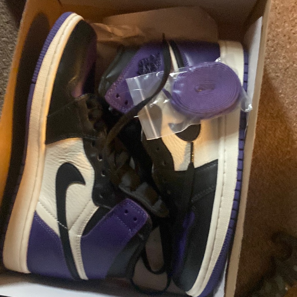 Jordan 1 court purples